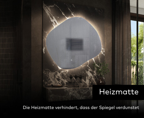 Wandspiegel Beleuchtet unregelmäßige Form R221 #9