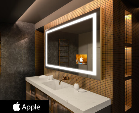 Smart Spiegel LED Badspiegel L15 Apple