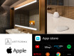 Smart Spiegel LED Badspiegel L47 Apple #2