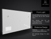 Smart Spiegel LED Badspiegel L47 Apple #5