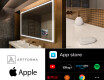 Smarter Spiegel mit LED Beleuchtung L49 Apple #2