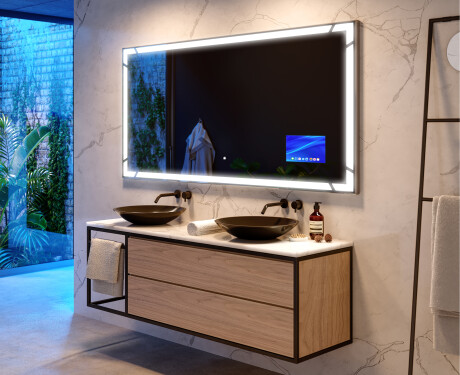 Smarter Spiegel mit LED Beleuchtung L126 Apple #10