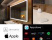 Smart Spiegel LED Badspiegel L136 Apple #2