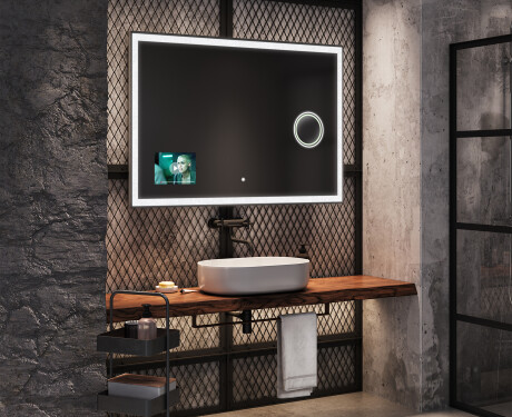 Badezimmerspiegel Smart Google mit Licht LED L01 #6