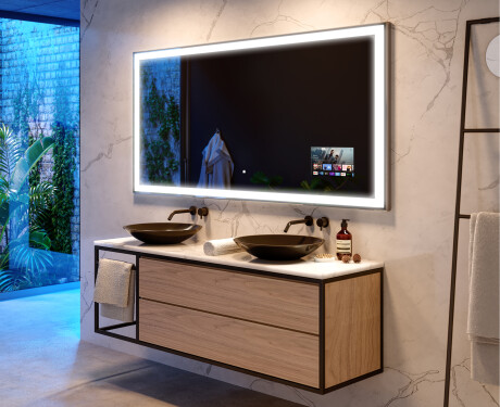 Badezimmerspiegel Smart Google mit Licht LED L01 #10