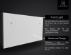 Badezimmerspiegel mit Beleuchtung LED Smart Google L02 #5