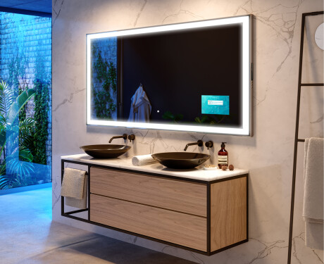 Smart Spiegel LED Badspiegel L01 Samsung #6