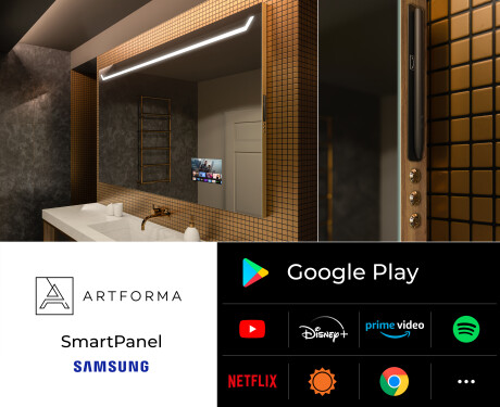 Smarter Spiegel mit LED Beleuchtung L128 Samsung #2
