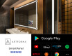 Smart Spiegel LED Badspiegel L129 Samsung #2