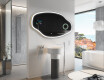 Unregelmäßiger Badpiegel mit LED SMART O222 Google #10