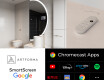 Runder Badpiegel mit LED SMART A222 Google #2
