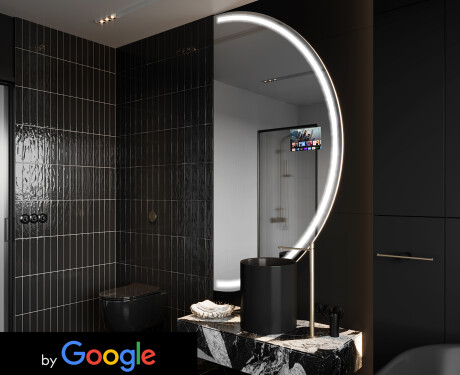 Runder SmartSpiegel mit LED Beleuchtung SMART A223 Google