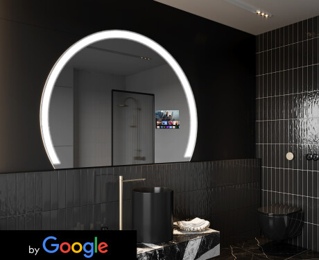 Runder Spiegel mit LED SMART W222 Google