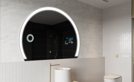 Runder Spiegel mit LED SMART W222 Google