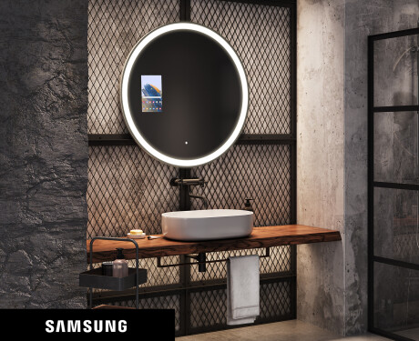 Runder Badspiegel mit LED SMART L76 Samsung