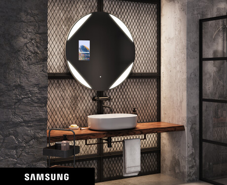 Runde SmartSpiegel mit LED Beleuchtung SMART L114 Samsung