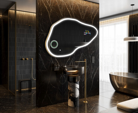 Unregelmäßiger Spiegel mit LED SMART P222 Google #8