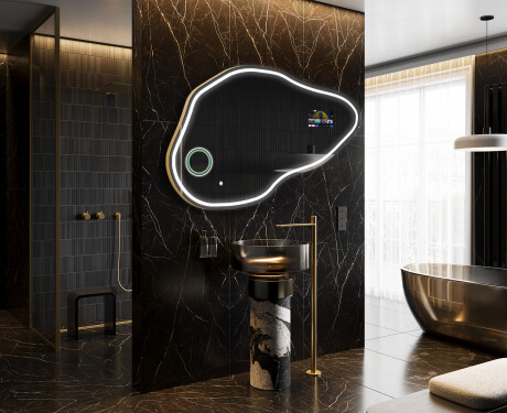 Unregelmäßiger Spiegel mit LED SMART P223 Google #8
