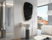 Unregelmäßiger Spiegel mit LED SMART I223 Google #9