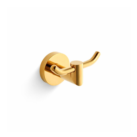 CLASSIC – Doppelhaken für Handtücher / goldglänzend #1