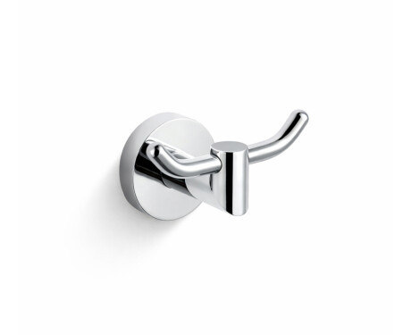 CLASSIC – Doppelhaken für Handtücher / Chrom