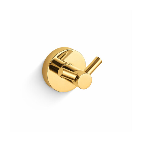 CLASSIC – Doppelhaken für Handtücher / goldglänzend #1