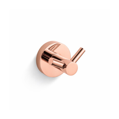 CLASSIC – Doppelhaken für Handtücher / roségoldfarben glänzend #1