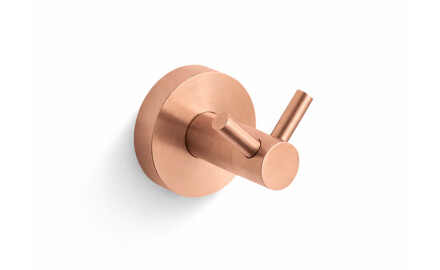 CLASSIC – Doppelhaken für Handtücher / roségold, gebürstet