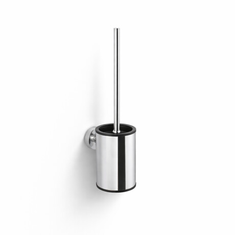 CLASSIC – Niedrige hängende Toilettenbürste / Metallbehälter, Einsatz aus Kunststoff / Chrom #1