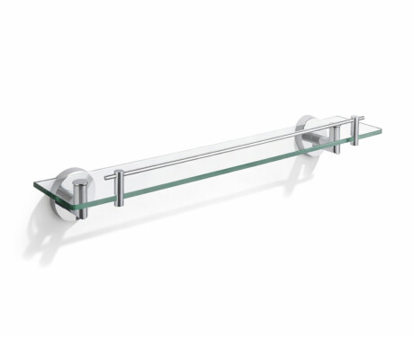 CLASSIC – Ablage 60 unter dem Spiegel / Chrom, klares Glas