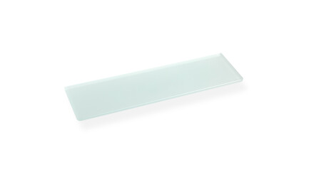 CLASSIC – Regal 40 unter dem Spiegel, ohne Griffe / mattes Glas