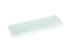 CLASSIC – Regal 50 unter dem Spiegel, ohne Halterungen / mattes Glas