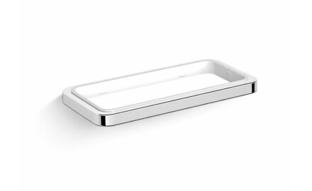 NEXT – Doppelhalterung, für die Arbeitsplatte / * Glas separat zu bestellen / Chrom