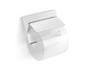MILANO – Toilettenpapierhalter / schwenkbar mit Abdeckung / Chrom