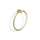 MEGAN – Handtuchhalter / gebürstetes Champagner-Gold #1
