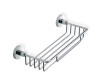 Korb 35x14x7 auf Rosetten / Chrom