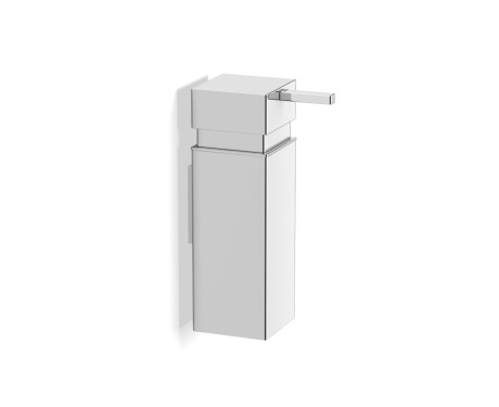 Flüssigseifenspender 0,25 l / quadratisch / Chrom