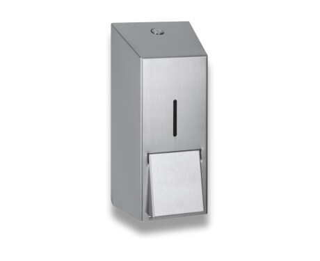 Flüssigseifenspender 0,8 l, Serie R1 / gebürsteter Stahl