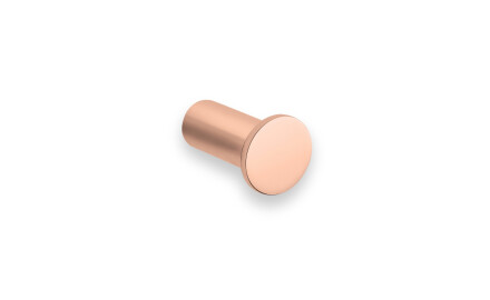Einzelner Handtuchhaken / roségoldfarben glänzend