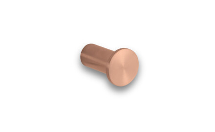 Einzelner Handtuchhaken / roségold, gebürstet