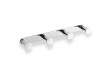 Breite Leiste – 4 Handtuchhaken / Chrom