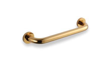 Badezimmergriff Ø25, gerade, 30 / glänzendes Gold
