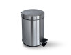 STANDARD-Treteimer, rund, 3 l, Soft-Close / satinierter Stahl