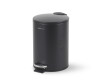 BUDGET-Treteimer, rund, 3 l, Soft-Close / Stahl, mattschwarz