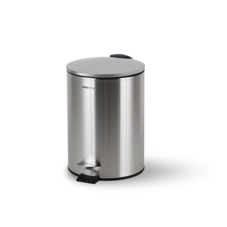 BUDGET-Treteimer, rund, 3 l, Soft-Close / Edelstahl, satiniert #1