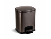 PREMIUM-Treteimer, rechteckig, 5 l, Soft-Close / Graphit-Metallic