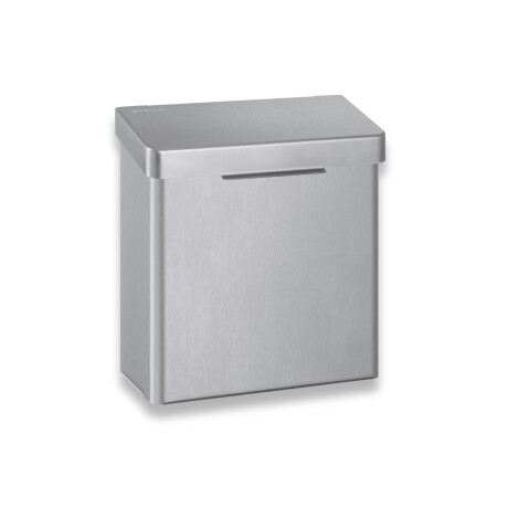 Hygieneabfallbehälter 4,5 l, Serie R10 / gebürsteter Edelstahl #1