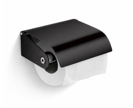 Toilettenpapierhalter / mattschwarz