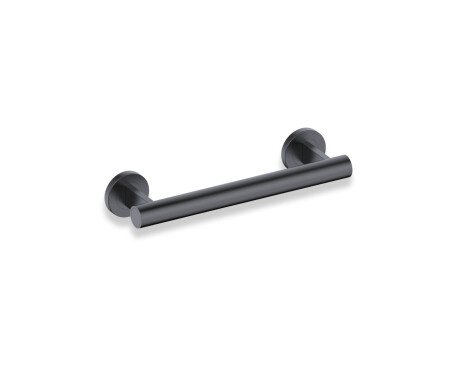 Stützhandlauf für Menschen mit Behinderungen, Ø 32, gerade, PREMIUM – 30 cm / Edelstahl, mattschwarz