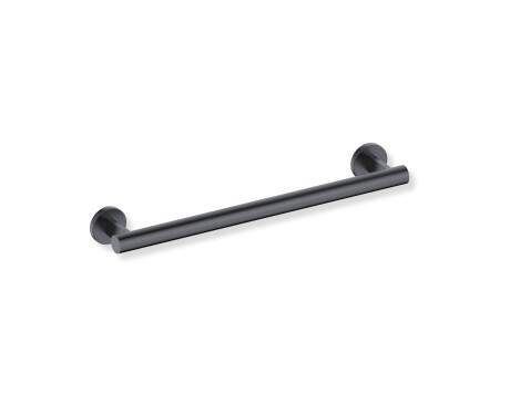 Stützhandlauf für Menschen mit Behinderungen, Ø 32, gerade, PREMIUM – 50 cm / Edelstahl, mattschwarz